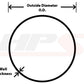 HPS Performance Products HPS 3-1/4" OD, 6061 Aluminum Straight Pipe Tubing , 16 Gauge