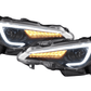 Scion FR-S Subaru BRZ Toyota GT86 1st Gen (ZN6/ZC6) Black Dual Beam Projector Headlights (2012-2021)