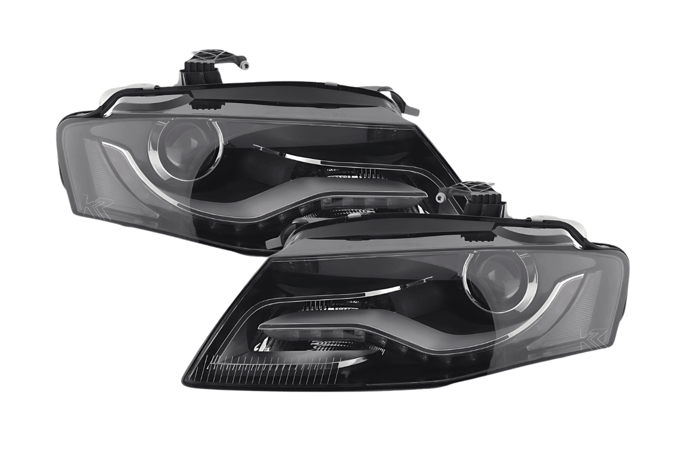 Audi A4 (B8/8K) OE+ Black Headlights - (2008-2011)