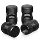 Valve Caps - Two Grip Top/Bottom Design - Black