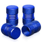 RT 024 Two Grip Top/Bottom Blue Valve Caps