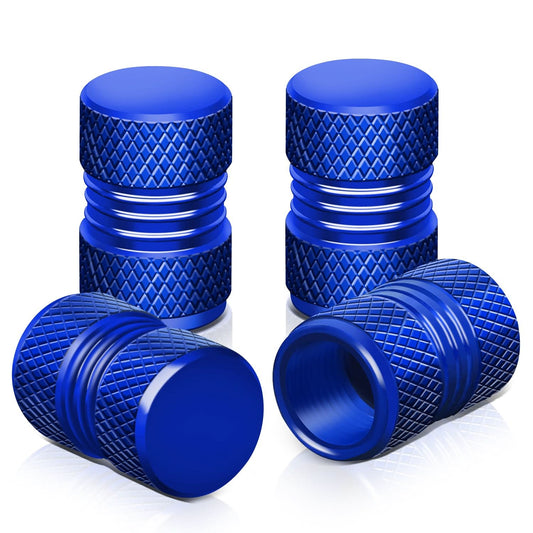RT 024 Two Grip Top/Bottom Blue Valve Caps