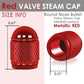 RT 108 Acorn Grip Valve Caps - Red