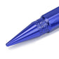 Spiked Lug Nut Style Valve Caps - 60MM Blue