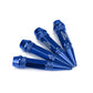 Spiked Lug Nut Style Valve Caps - 60MM Blue
