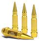 Spiked Lug Nut Style Valve Caps - 60MM Gold