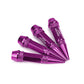 Spiked Lug Nut Style Valve Caps - 60MM Purple Polyurethane