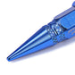 Spiked Lug Nut Style Valve Caps - 45mm Tall - Blue