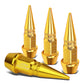 Spiked Lug Nut Style Valve Caps - 45mm Gold