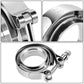2" V-Band Clamp & Flange Set Stainless Steel Exhaust Piping
