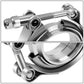 2.5" V-Band Clamp & Flange Set Stainless Steel