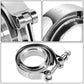 2.5" V-Band Clamp & Flange Set Stainless Steel