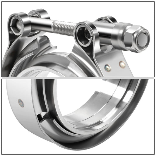 3" V-Band Clamp & Flange Set Stainless Steel