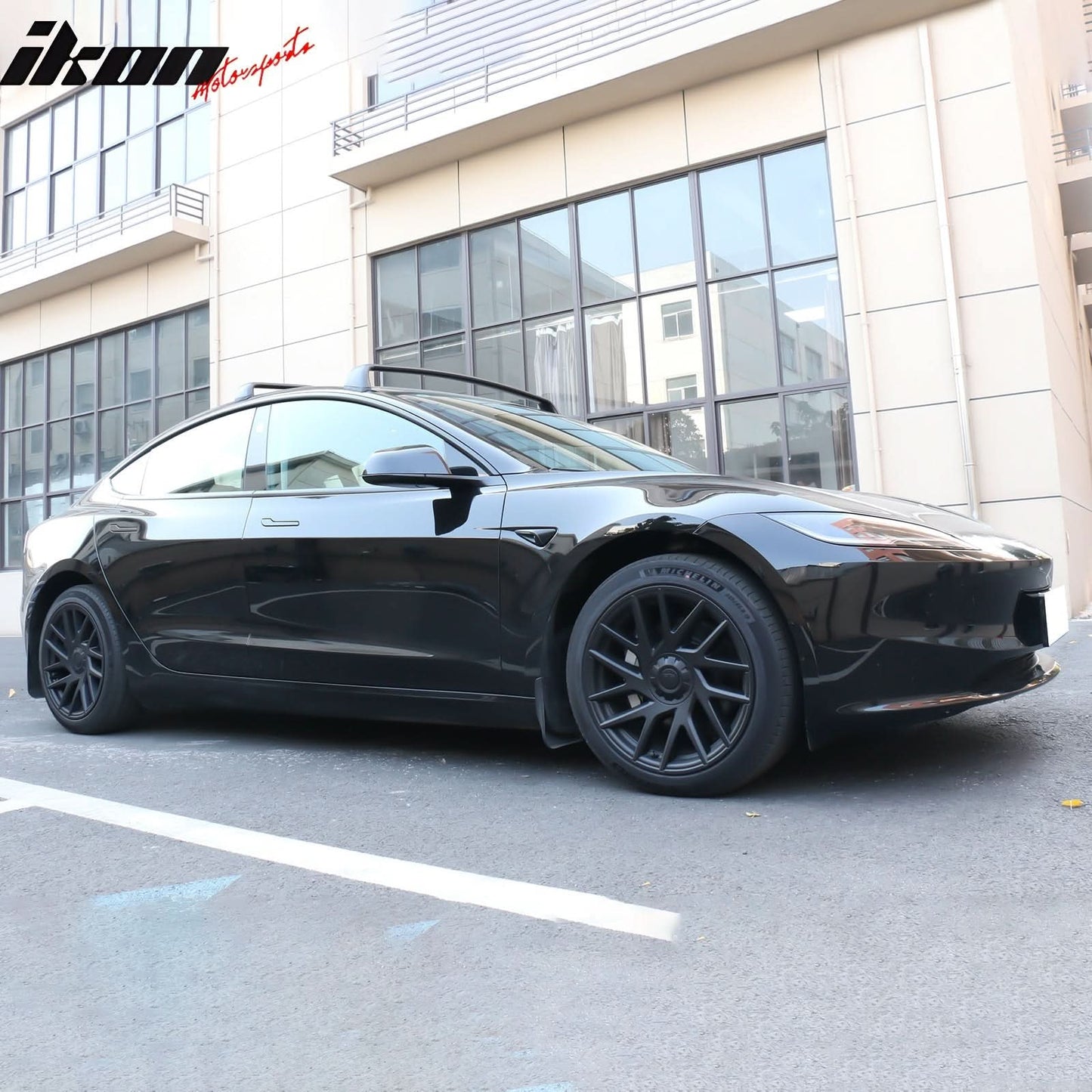 2024-2025 Tesla Model 3 18'' OE Style Wheel Covers Hubcap Matte Black