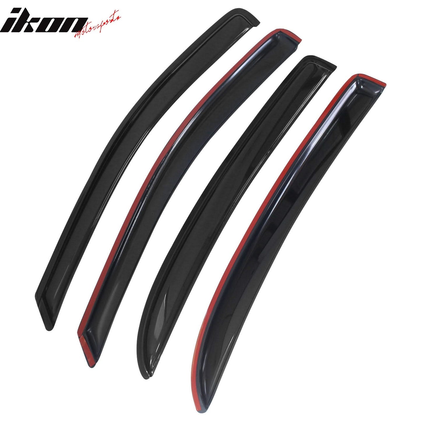 2005-2010 Chevy Cobalt Smoke Tinted Slim Style Visor Windows Acrylic