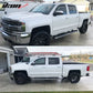 2014-2019 Chevrolet Silverado GMC Sierra  Crew Cab Slim Window Visor