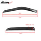 2009-2024 Dodge Ram 1500 Crew Slim Smoke Tinted Window Visor Acrylic