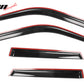 2021-2025 Ford Bronco Sport Slim Style Black Window Visors Acrylic 4PC