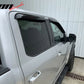 2015-2024 Ford F-Series Crew Cab Slim Style Window Visors Acrylic