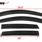 2008-2011 Ford Focus 4Door Acrylic 4PC Tape On Window Visors Guard