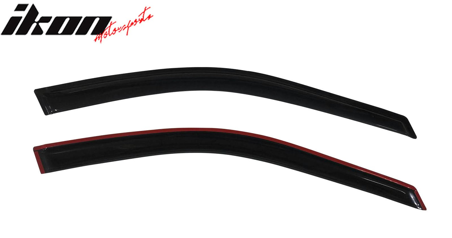 1998-2002 Honda Accord 2-Door Coupe Window Visors Set Acrylic