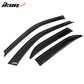 1992-1995 Honda Civic Sedan Tape On Smoke Tinted Window Visors Acrylic