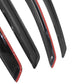 2007-2012 Hyundai Santa Fe Slim Style Smoke Visor Window Guard Acrylic