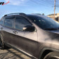 2014-2024 Jeep Cherokee Acrylic Window Visor Vent Rain Guard Deflector