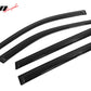 2020-2024 Kia Telluride Slim Style Black Window Visors Acrylic 4PCS