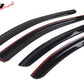 2009-2015 Nissan Maxima Tape On Window Visors Smoke Tinted Acrylic