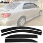 2003-2008 Toyota Corolla Sedan 4-Door Window Visor Guard Acrylic 4PC