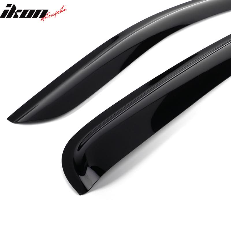 2007-2017 Toyota Tundra Standard Cab Slim Style Acrylic Visor Windows