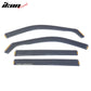 2020-2024 Toyota Highlander PC Side Window Visors w/ Chrome Trim 4PCS