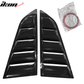 2014-2019 Chevy Corvette C7 Classic Style Side Rear Window Louvers ABS