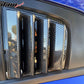 2011-2023 Dodge Charger V1 Side & Rear Window Louver Cover CF Print