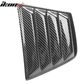 2011-2023 Dodge Charger V2 Style Window Louver Windshield Gloss Black