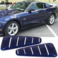 2010-2014 Ford Mustang Side Window Louvers Sun Shade Cover Windshield