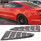 2015-2023 Ford Mustang Side Window Louvers Sun Shade Cover Windshield