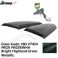 2015-2023 Mustang R Style Side Quarter Window Louver PU Painted