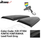 2015-2023 Mustang R Style Side Quarter Window Louver PU Painted