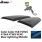 2015-2023 Mustang R Style Side Quarter Window Louver PU Painted