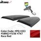 2015-2023 Mustang R Style Side Quarter Window Louver PU Painted