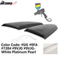 2015-2023 Mustang R Style Side Quarter Window Louver PU Painted