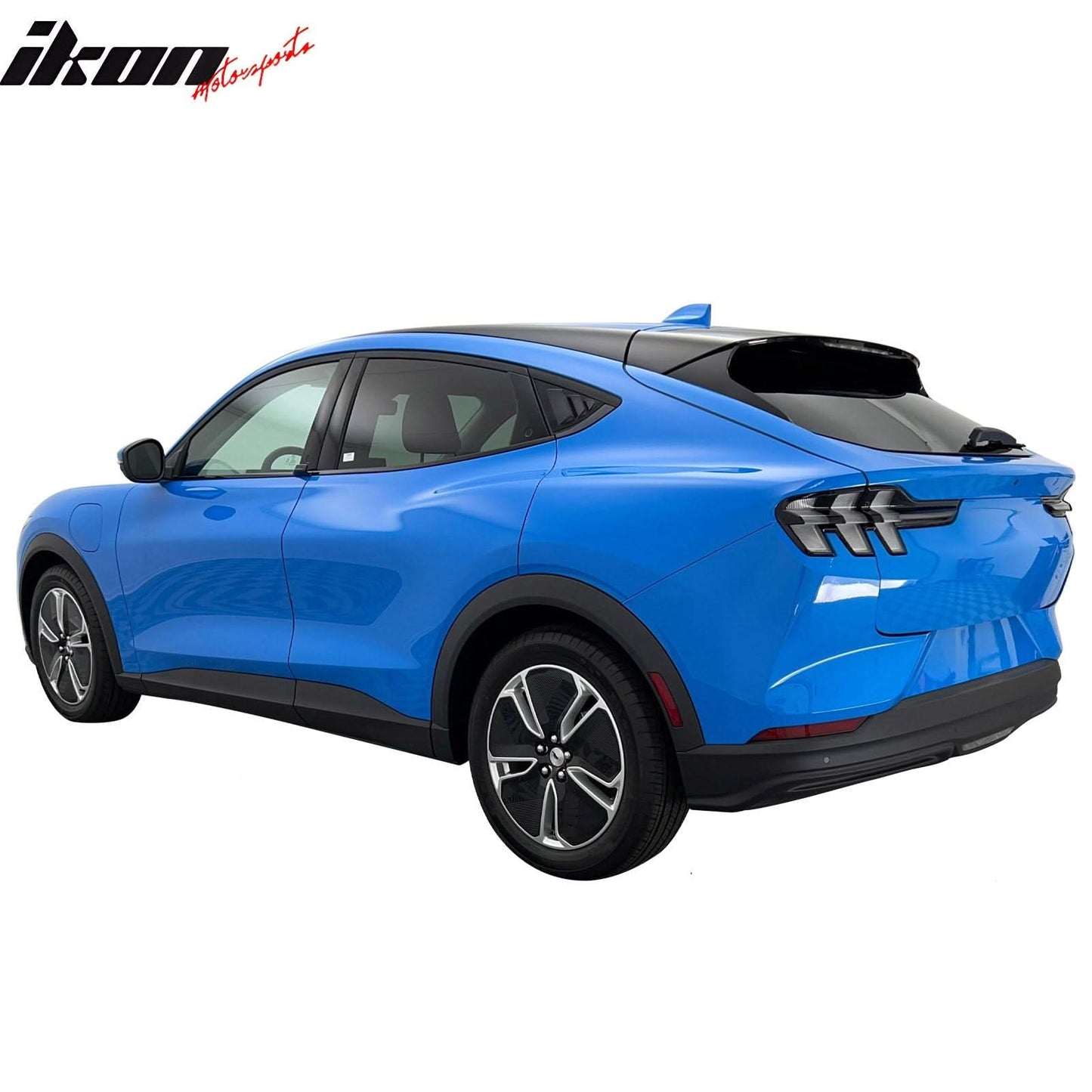 2021-2023 Ford Mustang Mach-E Window Louvers 3 Vent PC Painted