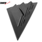 2021-2023 Ford Mustang Mach-E Window Louvers 3 Vent PC Painted