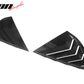 2023-2025 Honda Accord IKON Black Rear Quarter Window Louver ABS