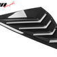 2023-2025 Honda Accord IKON Black Rear Quarter Window Louver ABS