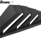 2023-2025 Honda Accord IKON Black Rear Quarter Window Louver ABS