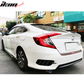 2016-2021 Honda Civic Sedan Rear Window Louver Side Quarter Scoop ABS