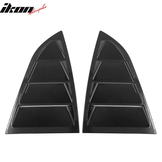 2022-2025 Subaru BRZ Toyota GR86 2DR IKON Style Window Louver PC